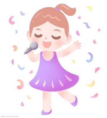流行歌手音乐插画