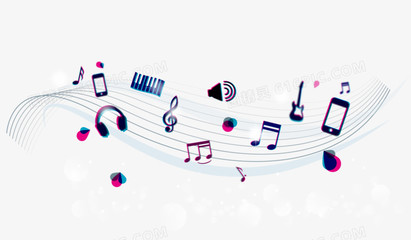 动感音乐符号图片免费下载_高清PNG素材_图精灵
