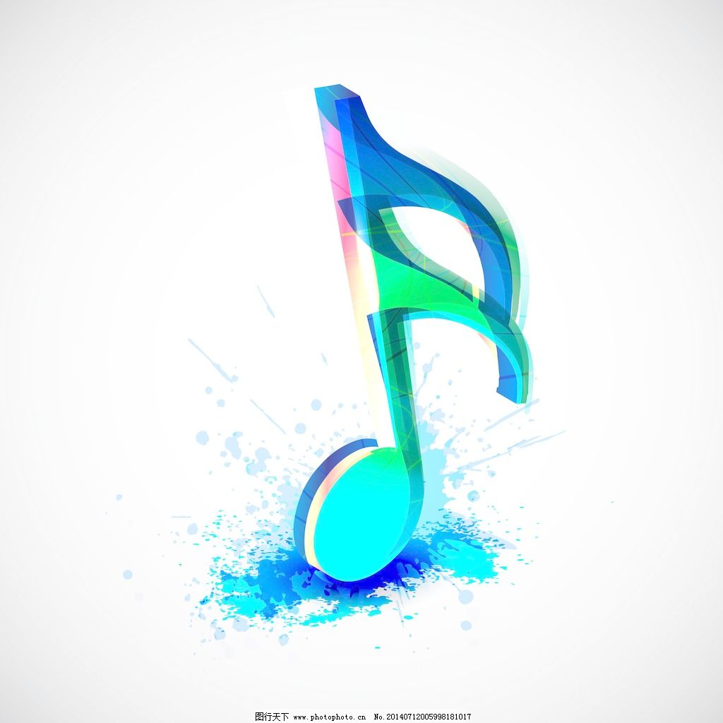 抽象的音符图片