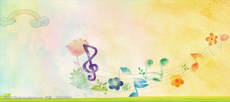 学校音乐课背景图片素材