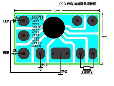 【双音10首音乐片,音乐cob,双音芯片,cob,玩具童车音乐片】价格,厂家,图片,集成电路/IC,郑州谌氏电子产品-